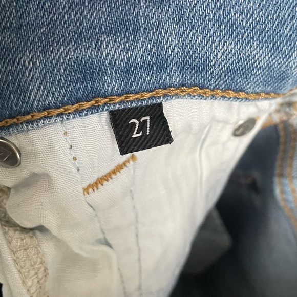 7 For All Mankind Cropped Alexa Jeans 7FAM Size 27 - Picture 12 of 15